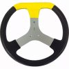 Volante de Kart Universal em Corino Amarelo 320mm de Diâmetro