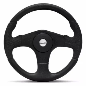 Volante Antigo 32cm Com Cubo Buggy Fusca Uno Gol Chevette