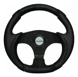 Volante Pequeno Mini Preto 28cm Fusca Buggy Gaiola C/ Cubo