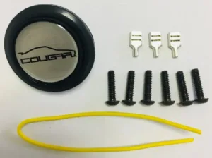 Botão De Buzina Universal Para Volantes C/ Kit E Emblema