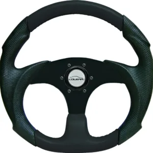 Volante Black Cougar + Cubo 33cm - Buggy Fusca Gaiola Pálio