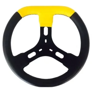 Volante Kart 32cm Azul Varias Cores Costurado Universal