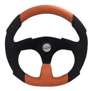 Volante Buggy Bugre Laranja Pequeno 330mm+ Cubo Completo