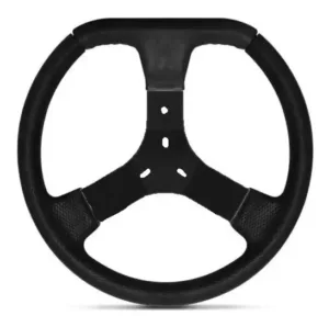 Volante Kart Black Preto 350mm Kart Mini Birel Mega Todos