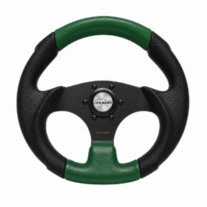 Volante Verde Buggy Fusca Gol Pequeno Silver 28cm + Cubo