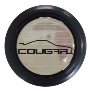Botão De Buzina Universal Para Volante Esportivo Cougar Com Furo Encaixe De 43mm.