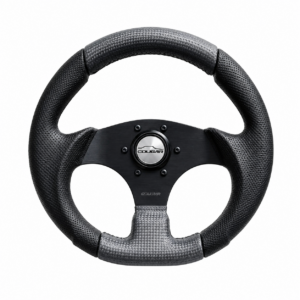 Volante Mini Fibra Cougar + Cubo 28cm - Buggy Fusca Gaiola